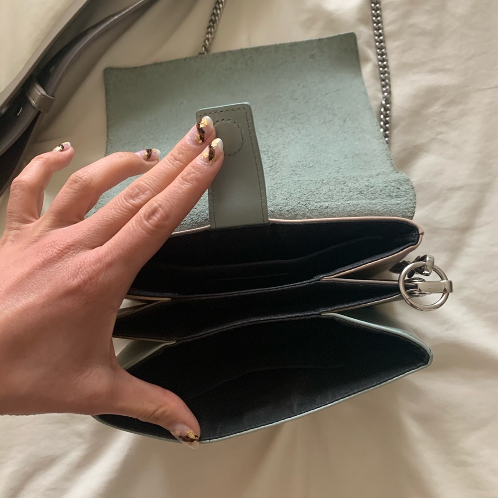 ALLSAINTS Zep Colorblock Leather Shoulder Bag - Picture 5 of 8